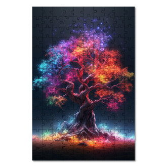 Drevené puzzle Vesmírny strom