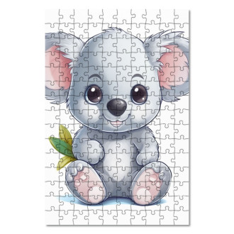 Drevené puzzle Kreslená Koala