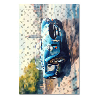 Drevené puzzle Shelby Cobra