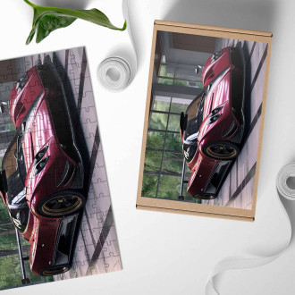 Drevené puzzle Pagani Zonda C12 1