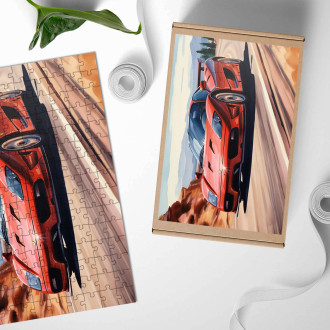 Drevené puzzle Ferrari F40