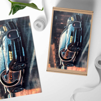 Drevené puzzle Bugatti La Voiture Noire