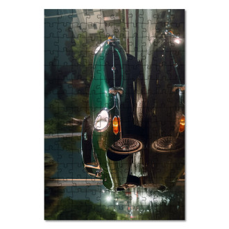 Drevené puzzle Jaguar E-type Coupe