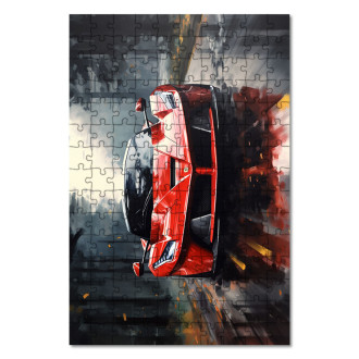 Drevené puzzle Ferrari LaFerrari