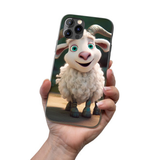 Kryt na mobil Roztomilá animovaná koza 1