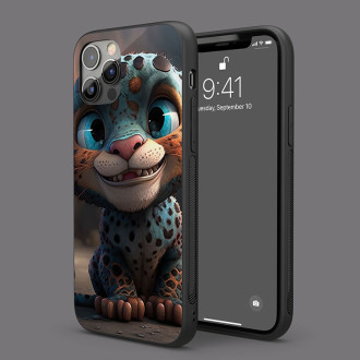 Kryt na mobil Roztomilý animovaný leopard 1