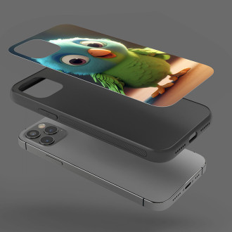 Kryt na mobil Roztomilý animovaný papagáj