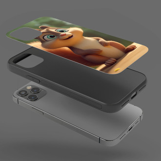 Kryt na mobil Roztomilá animovaná veverička 1