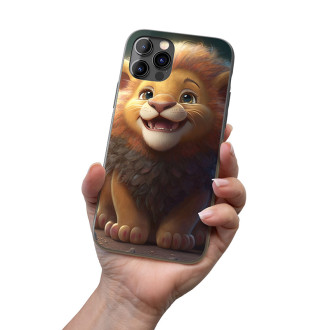 Kryt na mobil Roztomilý animovaný lev 2
