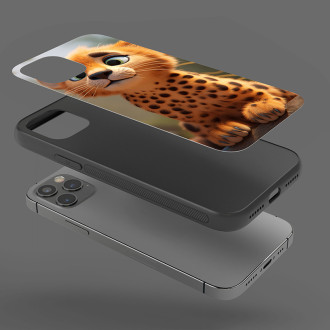 Kryt na mobil Roztomilý animovaný gepard 1