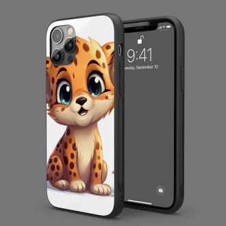 Kryt na mobil Kreslený Leopard
