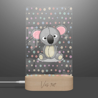 Detská lampička Sediaca Koala