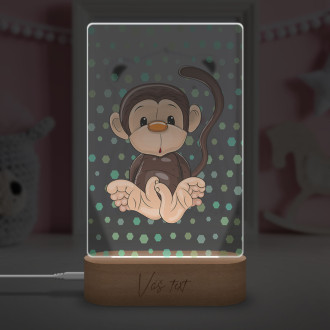 Detská lampička Opička