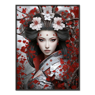 krásne samurajské dievča