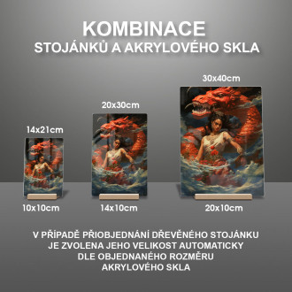 Akrylové sklo bohyňa vojny