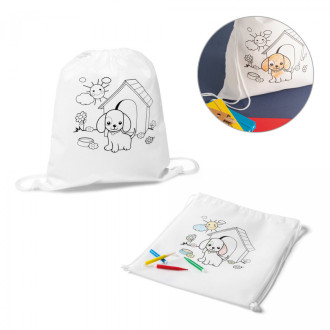 DRAWS. Dětský sportovní batoh na vybarvení