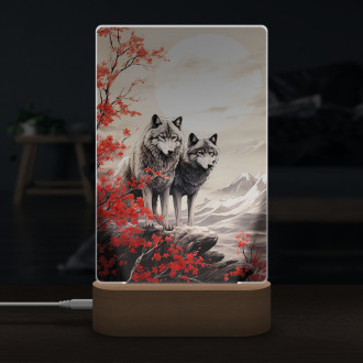 Lampa vlci s japonským slnkom