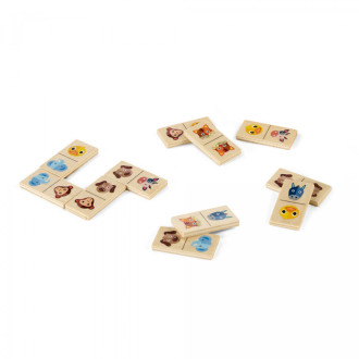 DOMIN. Dřevěná hra domino