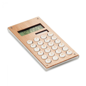CALCUBAM, 8mi místná bambus. kalkulačka