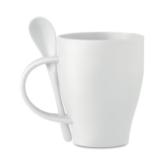 FRIDAY, Hrnek 300 ml se lžičkou