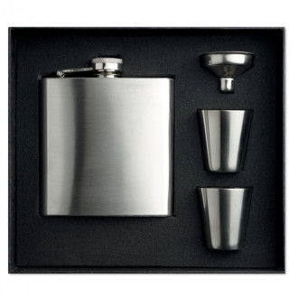 SLIMMY FLASK SET, Placatka s kalíšky