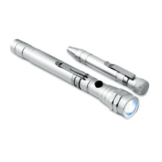 STRECH-TORCH SET, Set škrabky a svítilny