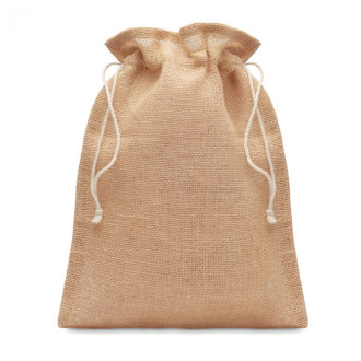 JUTE SMALL, Malý dárkový jutový pytlík