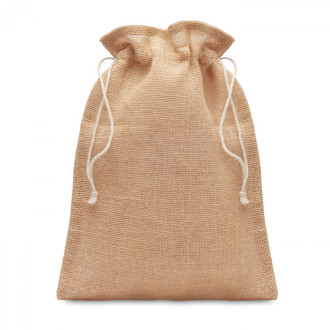 JUTE MEDIUM, Střední dárkový jutový pytlík