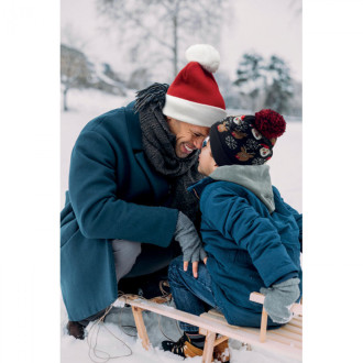 SHIMAS HAT, Vánoční pletená čepice