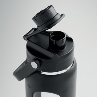 KEILA, Glass bottle with sleeve 750 ml