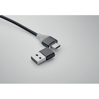 BLUE, Nabíjecí kabel 4v1, typ C