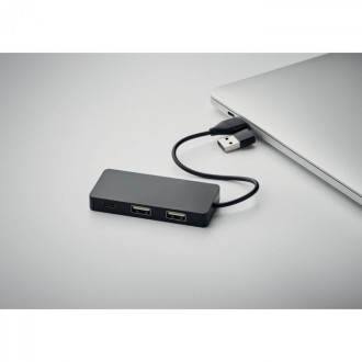 HUB-C, USB rozbočovač s 20cm kabelem