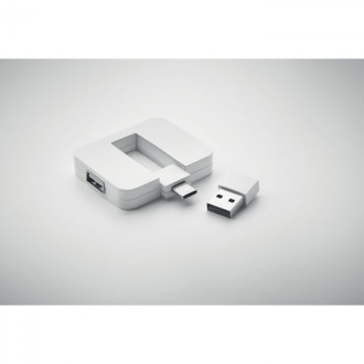 SQUARE-C, 4portový USB rozbočovač