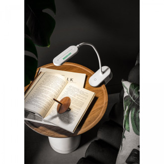 NESBIT II. Přenosná stolní lampa z recyklovaného ABS