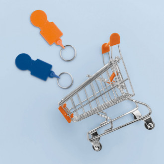 SULLIVAN. Klíčenka s žetonem ve tvaru mince do vozík v supermarketu
