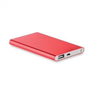 POWERFLAT, Hliníková power banka 4000 Mah