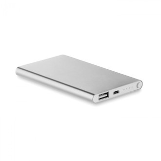 POWERFLAT, Hliníková power banka 4000 Mah
