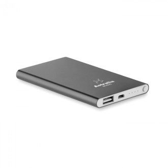 POWERFLAT, Hliníková power banka 4000 Mah