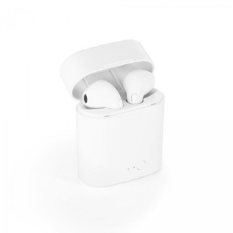 KLEBS. Bezdrátová sluchátka ABS True Wireless s mikrofonem