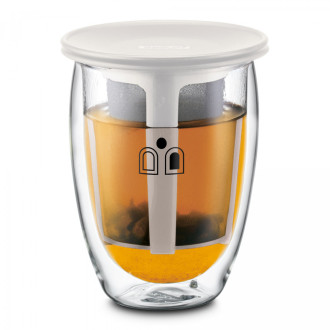 TEA FOR ONE. Hrnek s dvojitou stěnou 350ml