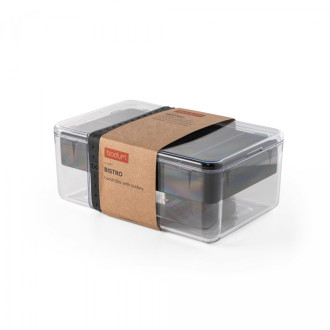 BISTRO LUNCH BOX. Box na oběd z plastu a silikonu
