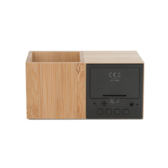 Hodinky se stolním organizérem BAMBOO