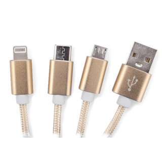 USB kabel 3 v 1 TAUS