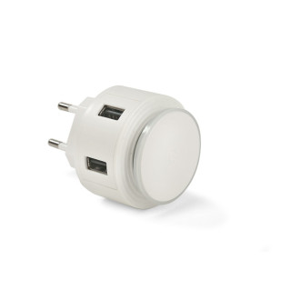 USB nástěnná nabíječka s noční lampou NOTTO