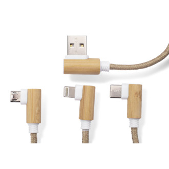 USB kabel 3 v 1 FLAX