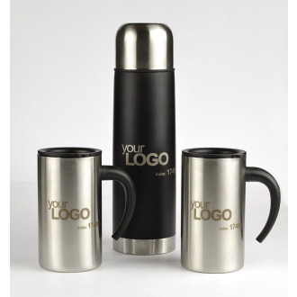 Dárková souprava ACON (Termoska 500 ml, 2 hrnky 260 ml)