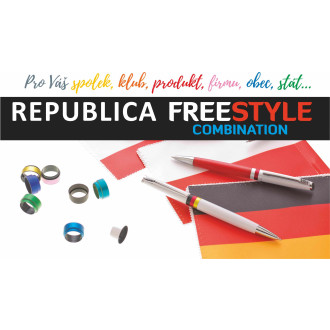 REPUBLICA FREESTYLE guľôčkové pero plast