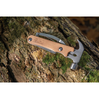 Dřevěný multitool s kladivem