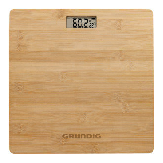 Digitální osobní váha Grundig z bambusu