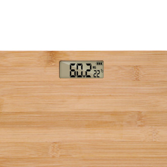 Digitální osobní váha Grundig z bambusu